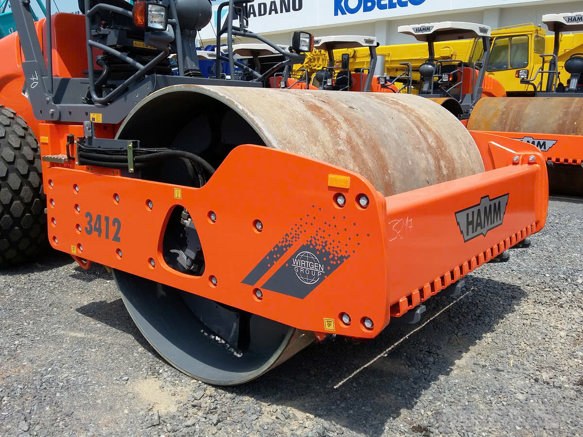 Lu rung Hamm HC3412 kết cấu cơ khí bền bỉ