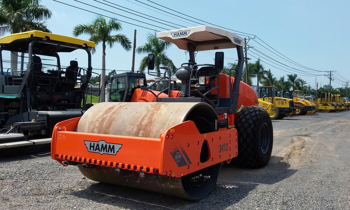 Hamm HC3412 đầm nền đường và hạ tầng