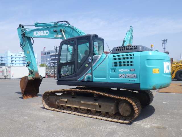 máy xúc bánh xích kobelco sk200-10 cũ
