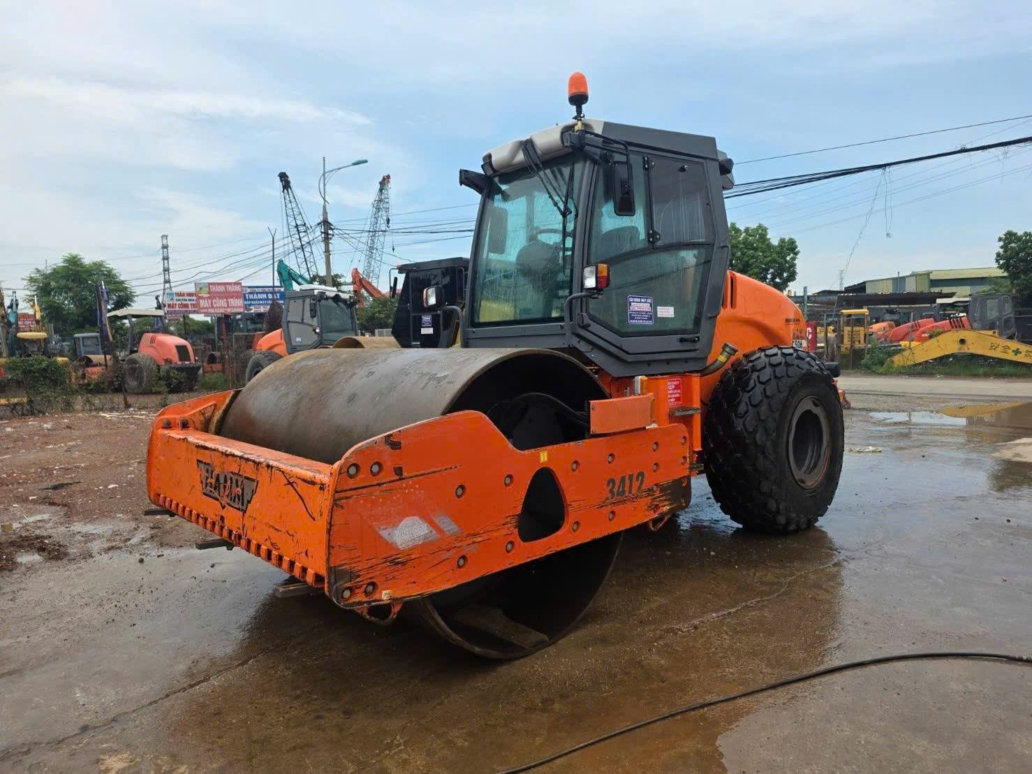 Xe lu HAMM 3412 cũ